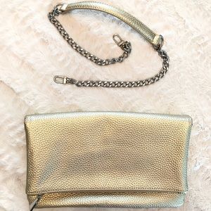 *NWT* Express Gold Handbag / Clutch